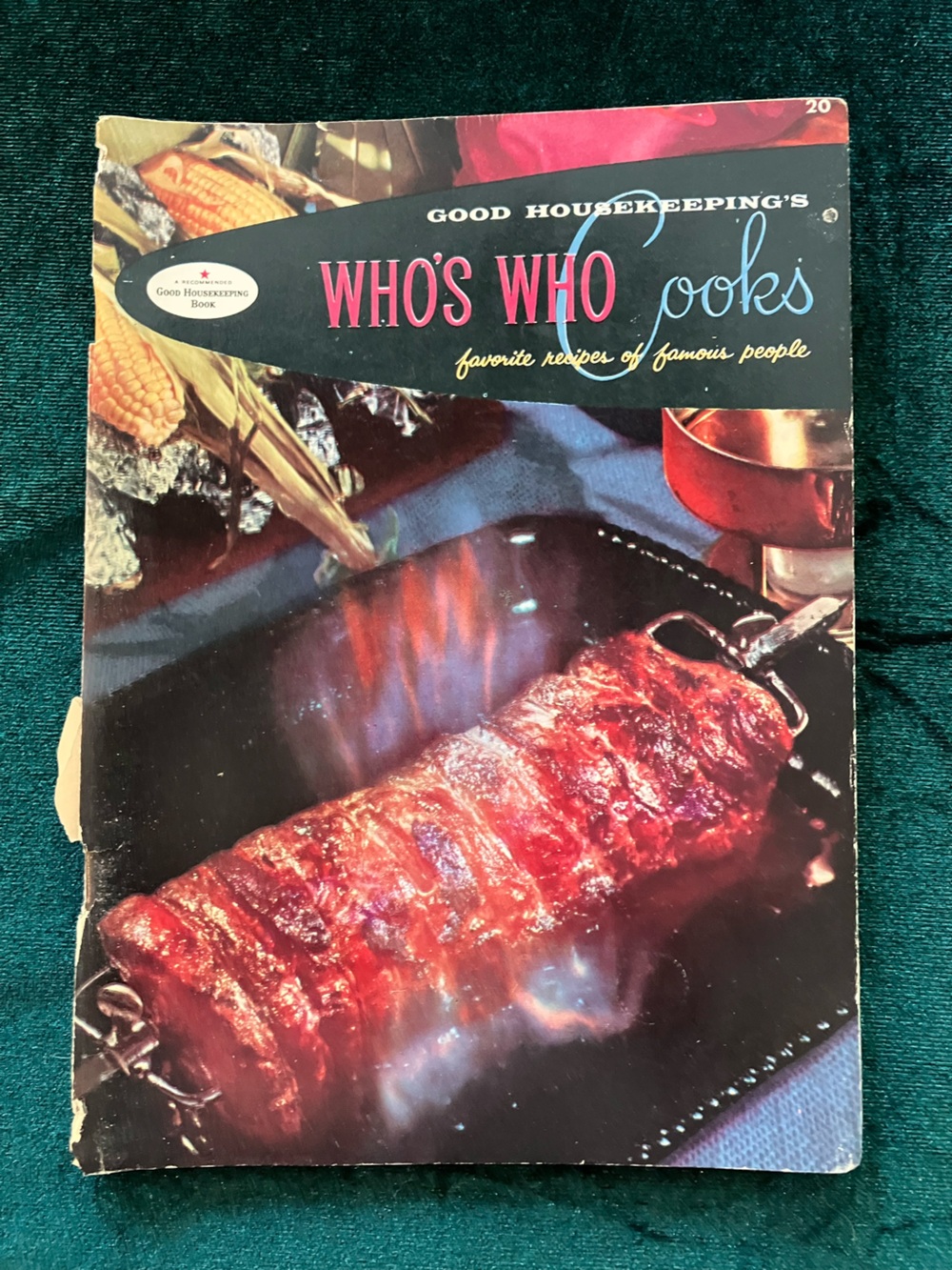 Vintage Good Housekeeping Book Who's Who Cooks